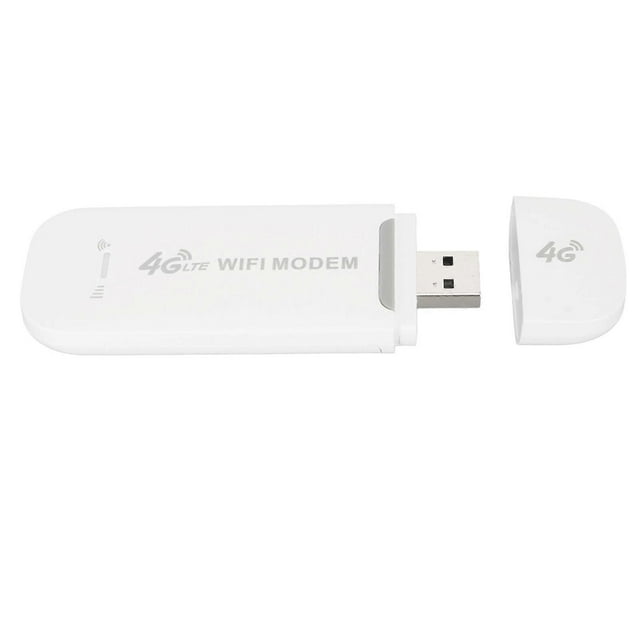 Modem USB LTE 4G, point d'accès Wi-Fi portable de voyage, mini routeur sans fil, emplacement pour carte Micro SIM, blanc