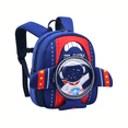 thumbnail image 1 of Mochila Infantil Impermeable diseño de Astronauta Ligera Azul, 1 of 5
