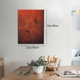 thumbnail image 2 of Kdxio Spider Web Pattern Canvas Wall Art 12x16 Inches - Waterproof HD Print Solid Wood Frame for Living Room & Bathroom,Vertical, 2 of 8