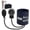 Navy Size 9, variant on Child Pro Aneroid Sphygmomanometer – Pediatric Size 9 Navy Blue Cuff, Manual Blood Pressure Monitor, Reusable, Dial Display, Includes Leatherette Carrying Case – 1 Count