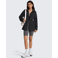 thumbnail image 7 of G4Free Smoofit Modal Soft Women's Zip Up Long Jackets Cinch Waist Casual Sweatshirts with Pockets, 7 of 7