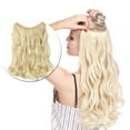 thumbnail image 1 of Extensions de Cheveux Invisibles Fil Miracle Secrets Cheveux Bouclés Lisses Synthétiques, 1 of 6