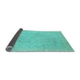 thumbnail image 2 of Ahgly Company Indoor Square Oriental Light Blue Modern Area Rugs, 6' Square, 2 of 4