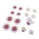 thumbnail image 1 of 17pcs Casa de en Miniatura Comedor Púrpura Floral de Té de Cerámica Taza, 1 of 8
