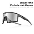 thumbnail image 2 of Gafas fotocromáticas para andar en bicicleta, gafas de sol de montura completa para exteriores, correr, senderismo, 2 of 7