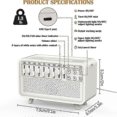 thumbnail image 2 of Smart White Noise Machine with Bluetooth & Night Light, Echo Flame Aroma Diffuser Sleep Aid Sound New, 2 of 5