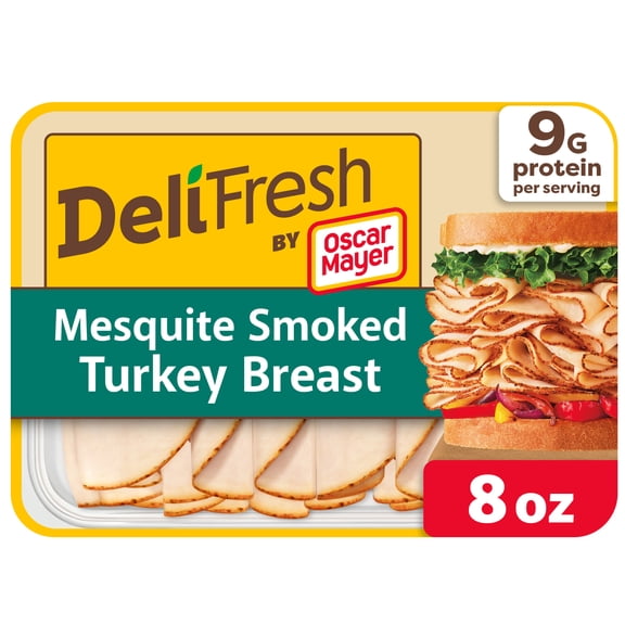 Oscar Mayer Deli Fresh Mesquite Smoked Turkey Breast, 8 oz Pack