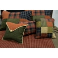 thumbnail image 4 of Donna Sharp Woodland Square Patchwork Pieced Cotton Decorative Throw Pillow, 4 of 6