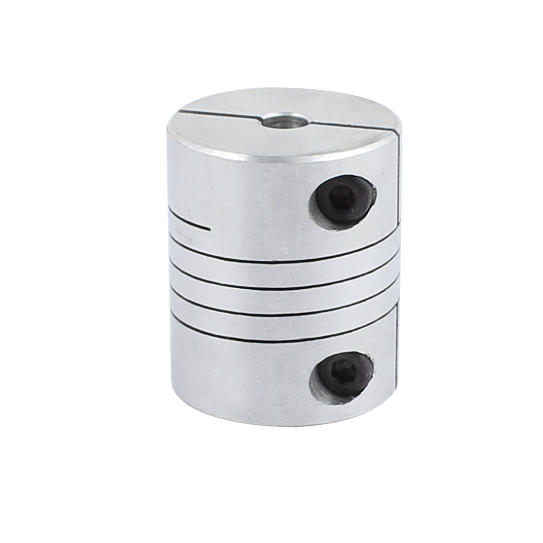 5mmx12mm Aluminum Alloy Spline Shaft Flexible Helical Coupling D25L30