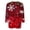 Red J, variant on Enjoytime Christmas Womens Crewneck 3/4 Sleeve Tops Casual Christmas Shirt Women Loose Cute Tunic Tee Blouses Fit Pullover Plus Size Women Clothing