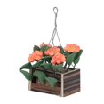 thumbnail image 1 of 1:12 Scale Miniature Hanging Flower Basket High Simulation Dollhouse Hanging Plant Pot for Decoration, 1 of 4