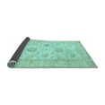 thumbnail image 2 of Ahgly Company Indoor Rectangle Oriental Light Blue Traditional Area Rugs, 5' x 8', 2 of 4