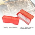 thumbnail image 2 of Yeacher Bee Queen Transport Box Bee Queen Cage Holder Queen Bee Rearing System for Beekeeper Supplies Hive Tool Kit, 2 of 6