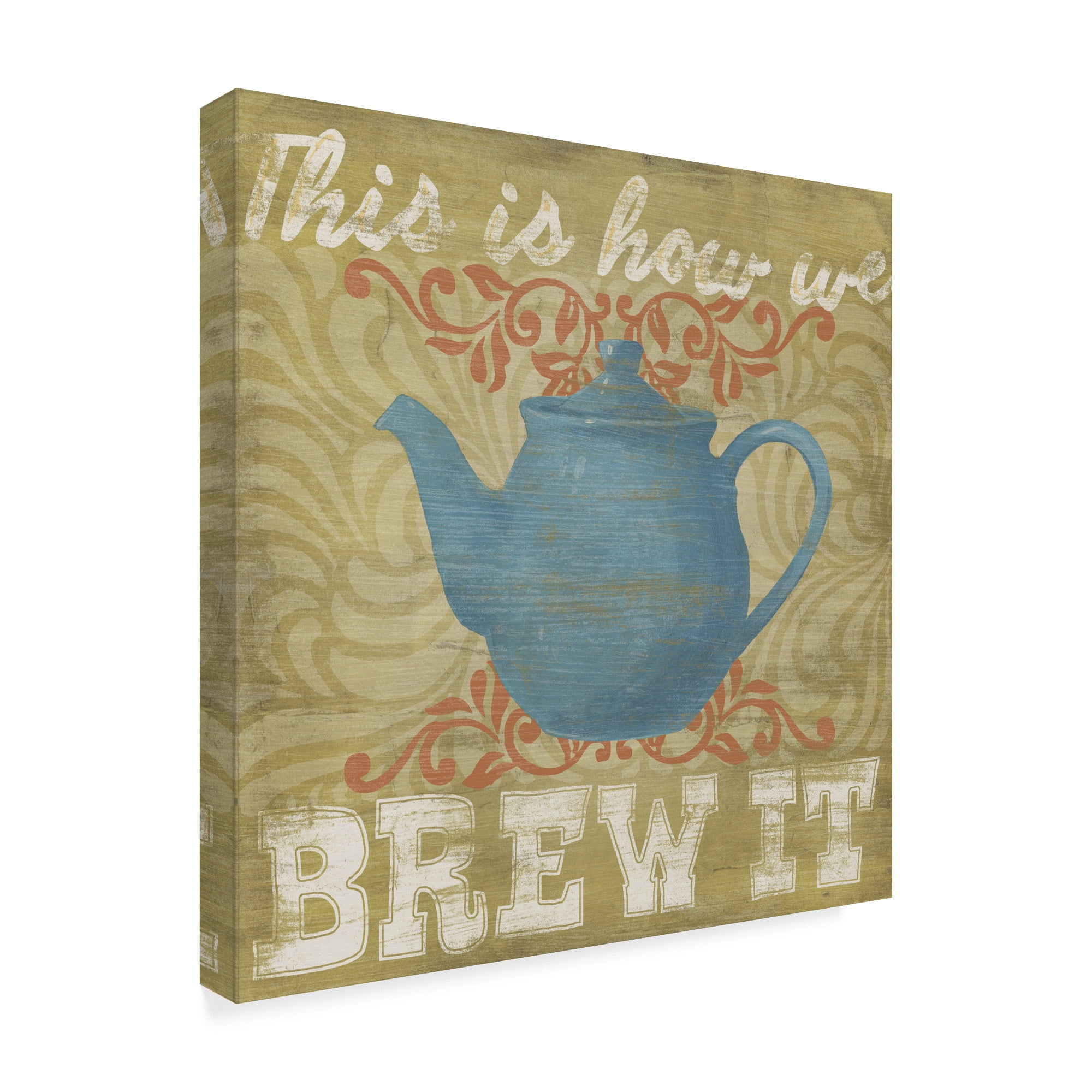 Trademark Fine Art 'Hip Kitchen I' Canvas Art by June Erica Vess