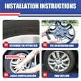 thumbnail image 7 of 4Pcs/Set Cover Hubcaps ,16 inch Lacquer Vehicle Hubcaps Wheel Rims Cover for 2013-2018 Nissan Altima Sedan -PP Material, 7 of 7