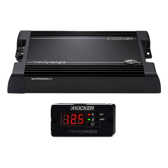 Kicker Warhorse WXA1000.4 4-Channel Full Range Amplifier
