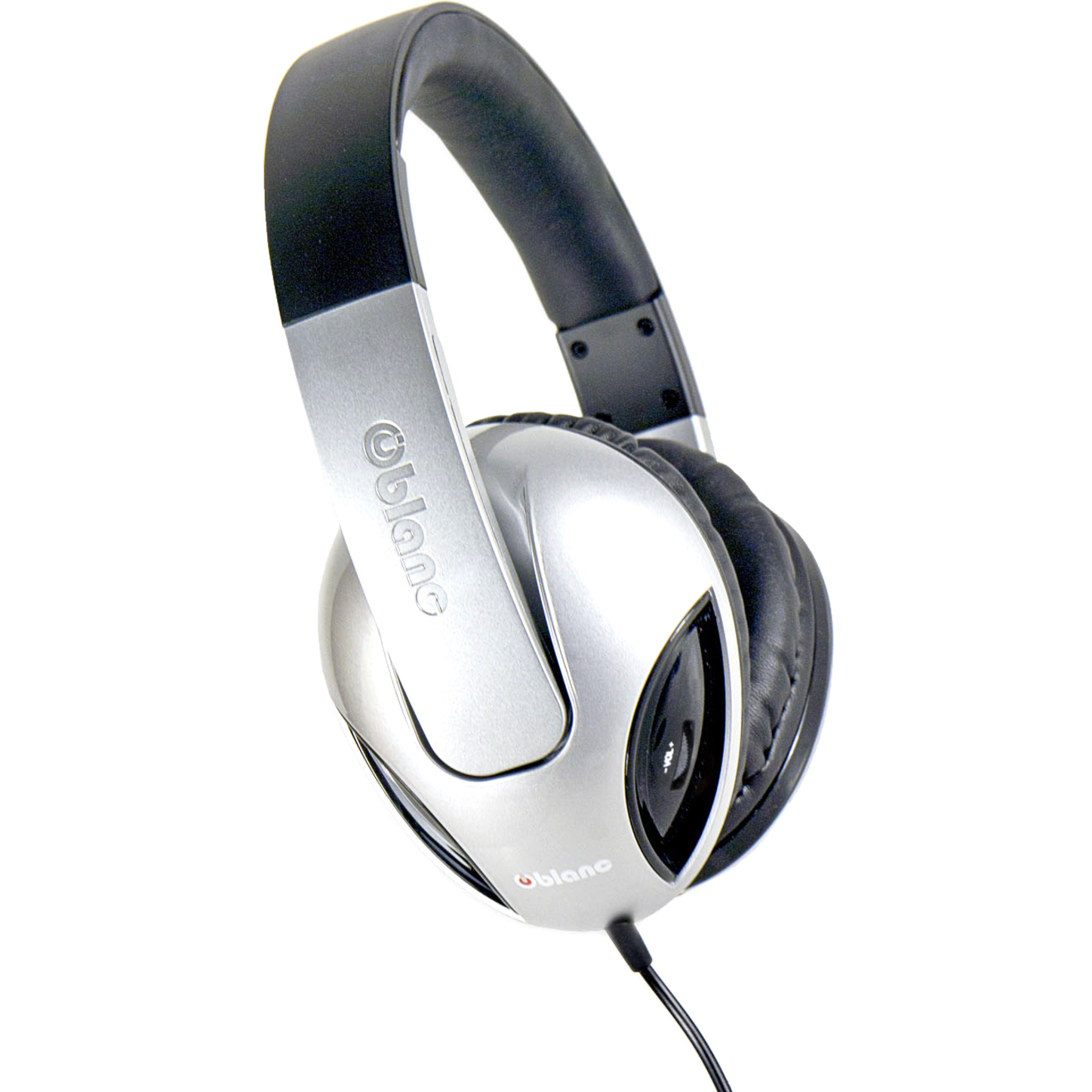 SYBA Multimedia Oblanc Cobra Silver Subwoofer Headphone W/In-line Microphone - image 2 of 2