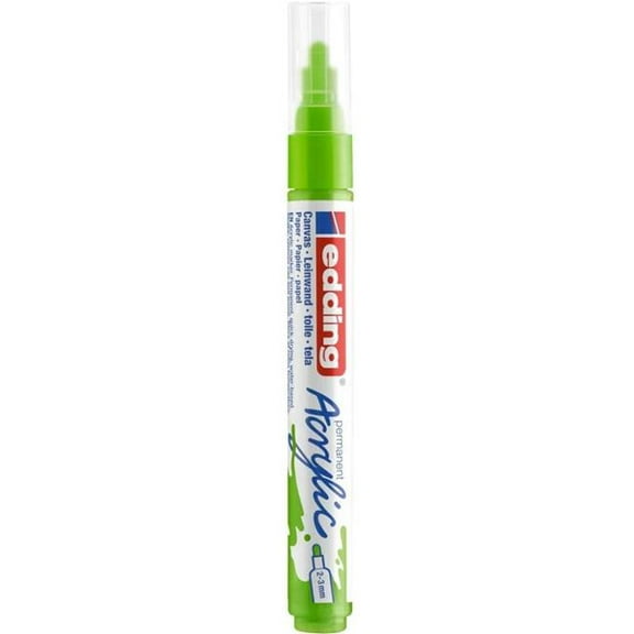 Edding 5100927 Edding Medium Yellow Green Acrylic Markers