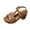 Khaki Sandals for Women, variant on hopeusnice Sandals for Women Open Toe Sandals Breathable Non-slip Soft PU Materials Summer Shoes Square High heel Women's Sandals Trendy Dress Shoes Hot Pink 39