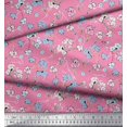 thumbnail image 2 of Soimoi Poly Georgette Fabric Artistic Floral Print Fabric by Yard 42 Inch Wide, 2 of 5