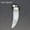 Clear Quartz, variant on Chakra Crystal Natural Gemstones Pendant Ox Horn Bull Horn Shape Reiki Healing-Tiger Eye-1PC (Random Pick)