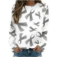 thumbnail image 2 of 2023 Chandail en Molleton Mode Femme 50 % de Réduction Liquidation Mode Décontractée Manches Longues Col Rond Imprimé Chandail en Molleton Blouse, 2 of 5