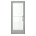 thumbnail image 3 of 36" x 84" Left Hand/Outswing Anodized Aluminum Silver Prehung Commercial Door, 3 of 9