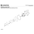 thumbnail image 3 of Kingston Brass KS4038PX Restoration Single-Handle Six-Way Diverter Valve with Round Trim Kit in Brushed Nickel, 3 of 5