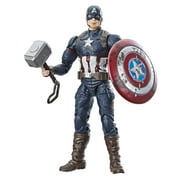 Marvel Legends Series 6-Inch Worthy Captain America with Mjolnir, Ages 4 and Up