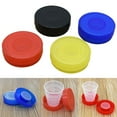 thumbnail image 2 of hejhncii Pocket Size Food Grade Plastic Folding Cups with Lids Expandable Retractable Drinking Cups for Outdoor Camping Travel, 2 of 10