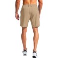 thumbnail image 5 of JoveMarine Men's Straight Leg Cargo Shorts with Zipper Pockets, Loose Fit Casual Work Shorts for Outdoor, Exercise and Daily Wear Khaki M, 5 of 5
