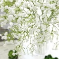 thumbnail image 4 of Aosijia 10 Pcs White Babys Breath Flowers Artificial White Fake Flowers Gypsophila DIY Floral Bouquets Arrangement Wedding Home Decor, 4 of 8
