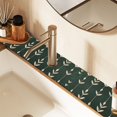 thumbnail image 2 of Yayeee Faucet Mat for Kitchen Sink 14.7" Diatomite Long Splash Guard Pad, Green Plants, 2 of 7