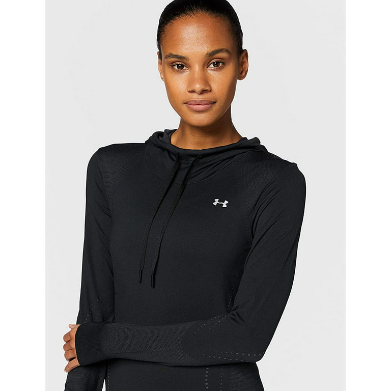 Under Armour Seamless Hoodie Womens Active Hoodies Size XS, Color: Black 