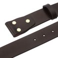 thumbnail image 4 of Uxcell Men Leather Belt Strap, 1.5" Width for Plate Buckle Belts (130cm, Brown), 4 of 6
