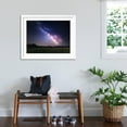 thumbnail image 3 of Art.com Landscape with Milky Way. Night Sky with Stars at Mountains. Photographic Print by Denis Belitsky, White Frame Wall Art, 40" x 32", 3 of 5