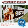 thumbnail image 5 of Burritos Large Banners and Signs for Outdoor by DreamController-Polyester Banner with 4 Holes for Easy Hang Indoor & Outdoor| 6x1 Feet HD Banner to Promote Food & Beverages | Made in USA, 5 of 6