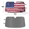 thumbnail image 2 of Car Windshield Sun Shade for Front Window Retro USA American Flag Foldable Vehicle Windshield Car Sun Visor Covers Automotive Window Protector Car Privacy Sun Blocker, 2 of 5