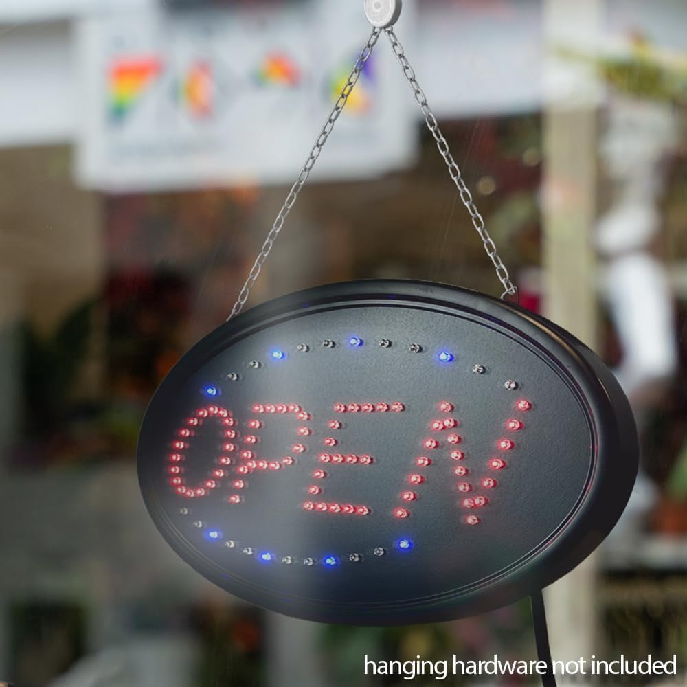 Ceybo 19 x 10 Ultra-Bright Eye-Catching Commercial LED Open Neon Signs