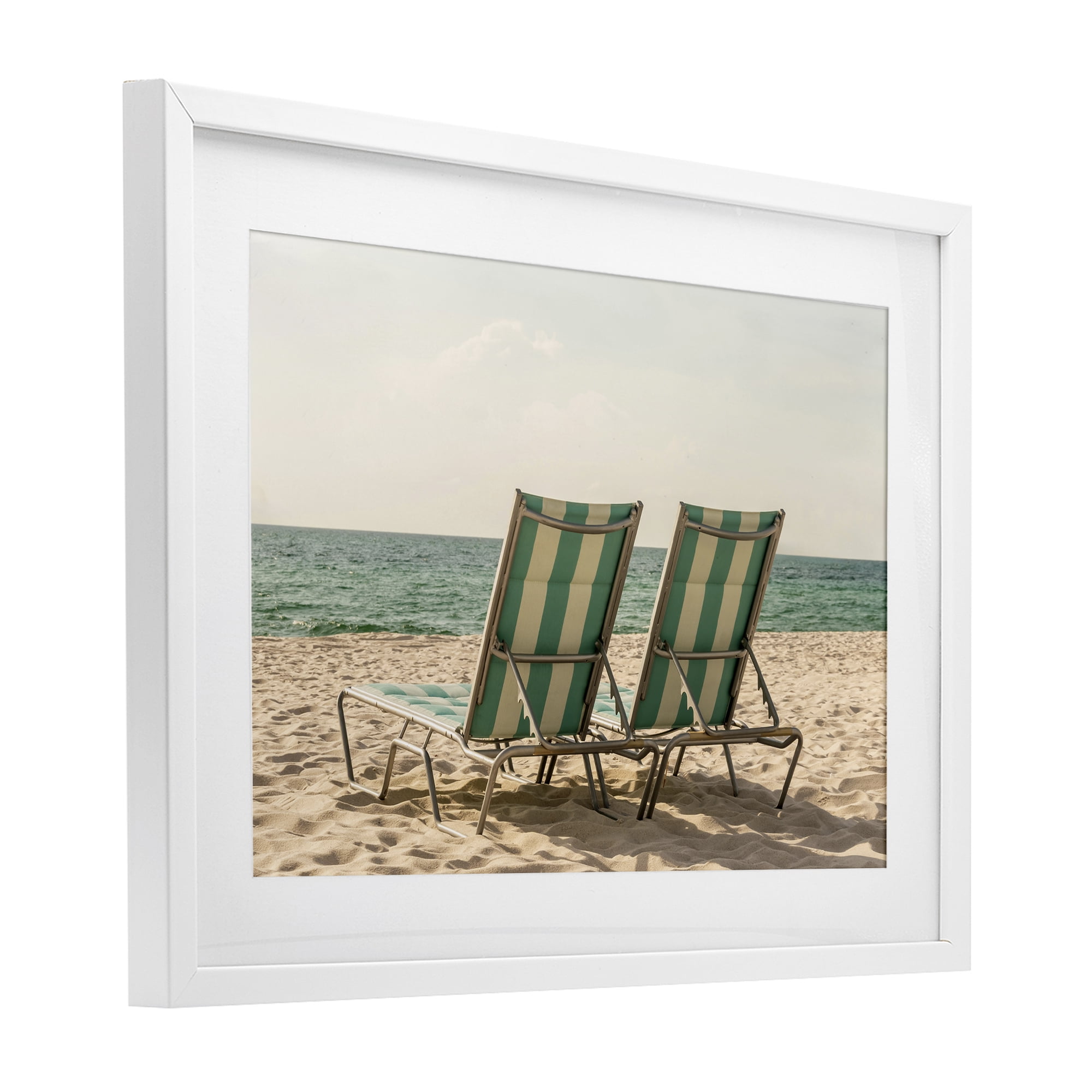 Stupell Industries Invitation To Relaxation White Framed Print Under Glass, design by Elena Chukhlebova