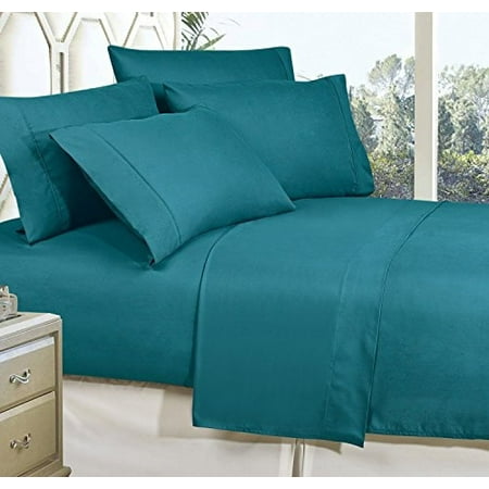 Celine Linen Best, Softest, Coziest Bed Sheets Ever 1800 Thread Count Egyptian Quality Wrinkle-Resistant 4-Piece Sheet Set