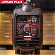 A-iPower 2300-Watt Gasoline Portable Inverter Generator with Recoil Start, 80cc OHV Engine, CO Sensor