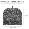thumbnail image 7 of HELLHERO Coffee Time Teapot Dust Cover Portable Dust Proof for Gift Fall Thanksgiving, 7 of 7