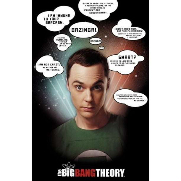 Big Bang Theory - Sheldon Cooper Quotes Poster Print - Item # VARTIARP5626  