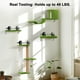 thumbnail image 5 of Juego de estantes de pared Fukumaru para gatos, 4 en 1, con rascador, color verde, 5 of 7