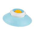 thumbnail image 4 of Juguete interactivo para perros de alimentación lenta, fácil de limpiar, rellenable con succión. Azul amarillo, 4 of 9