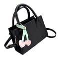thumbnail image 1 of Bolso de mano para mujer, regalo informal, bolso de hombro para mujer, para el trabajo, noche, otoño e invierno Negro Yuyangstore  Bolso de mano, 1 of 8
