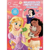 Disney Princess Jumbo Coloring Book with Stickers, 64 Pages by Bendon, Paperback ISBN: 09781690282778