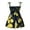 Blue, variant on EINCcm Girls Summer Dresses Summer Sleeveless Sling Princess Dresses Graphic Print Children's Clothing for Toddler Kids Baby Girl, Black,12-18 Months