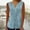 Blue tank tops, variant on Wycnly Tank Top for Women Womens Tank Tops Lightweight Button up Pleated Tunic Blouses Trendy Floral Print Sleeveless T Shirts Ladies Sleeveless Shirt